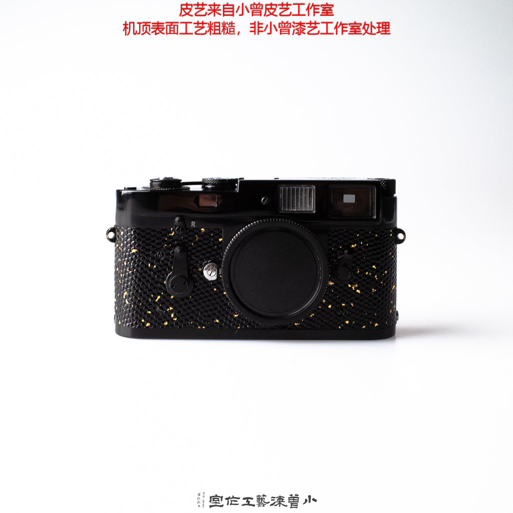 Gold-Flecked Black Lizard Skin(M2)