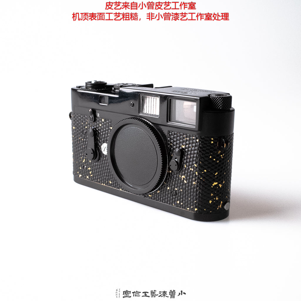 Gold-Flecked Black Lizard Skin(M2)