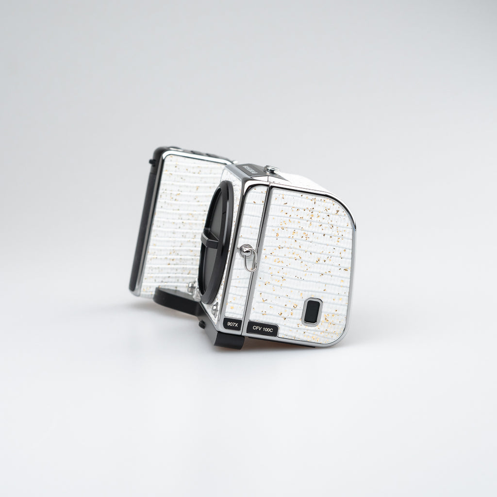 Golden White Lizard Leather（907X CFV 100c）