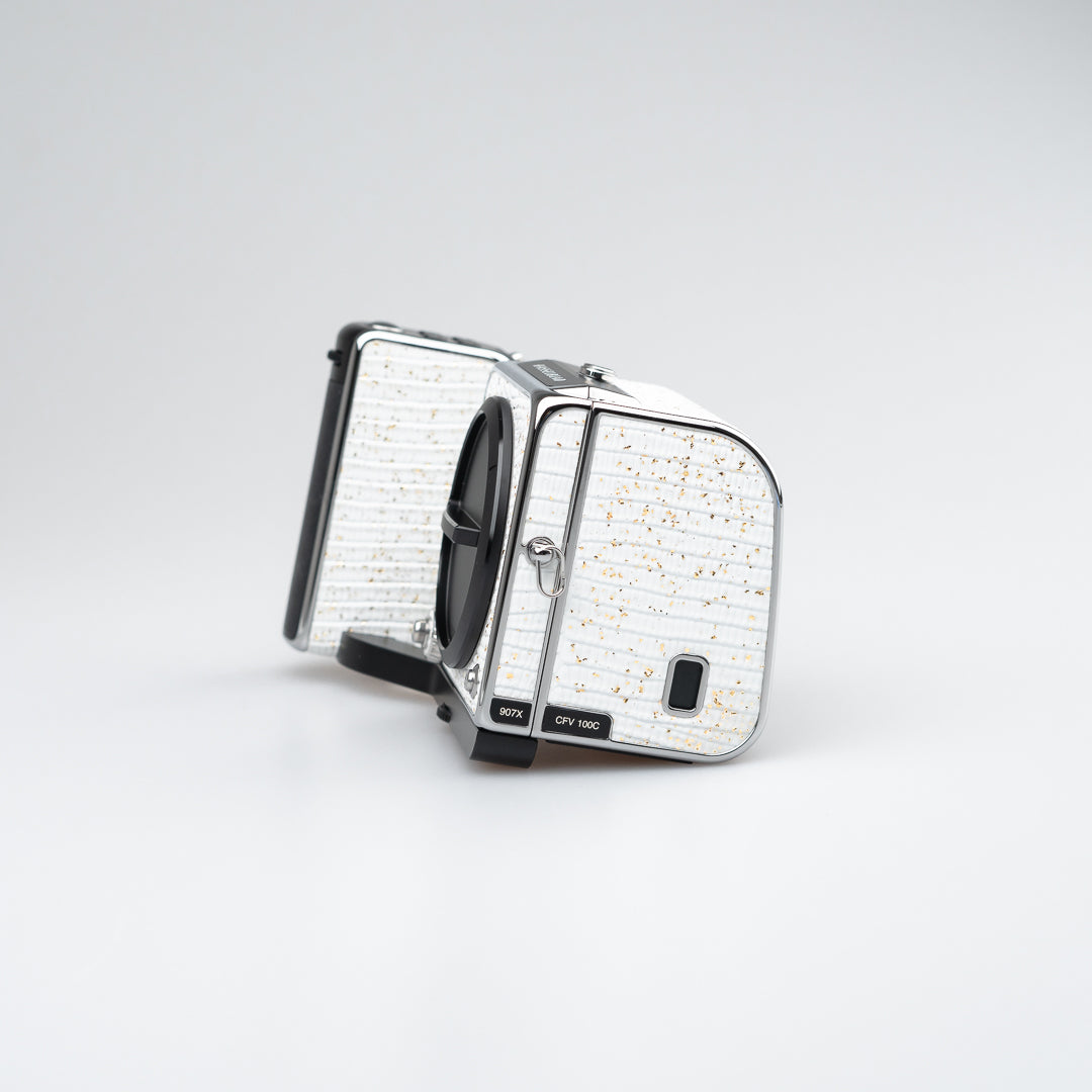 Golden White Lizard Leather（907X CFV 100c）