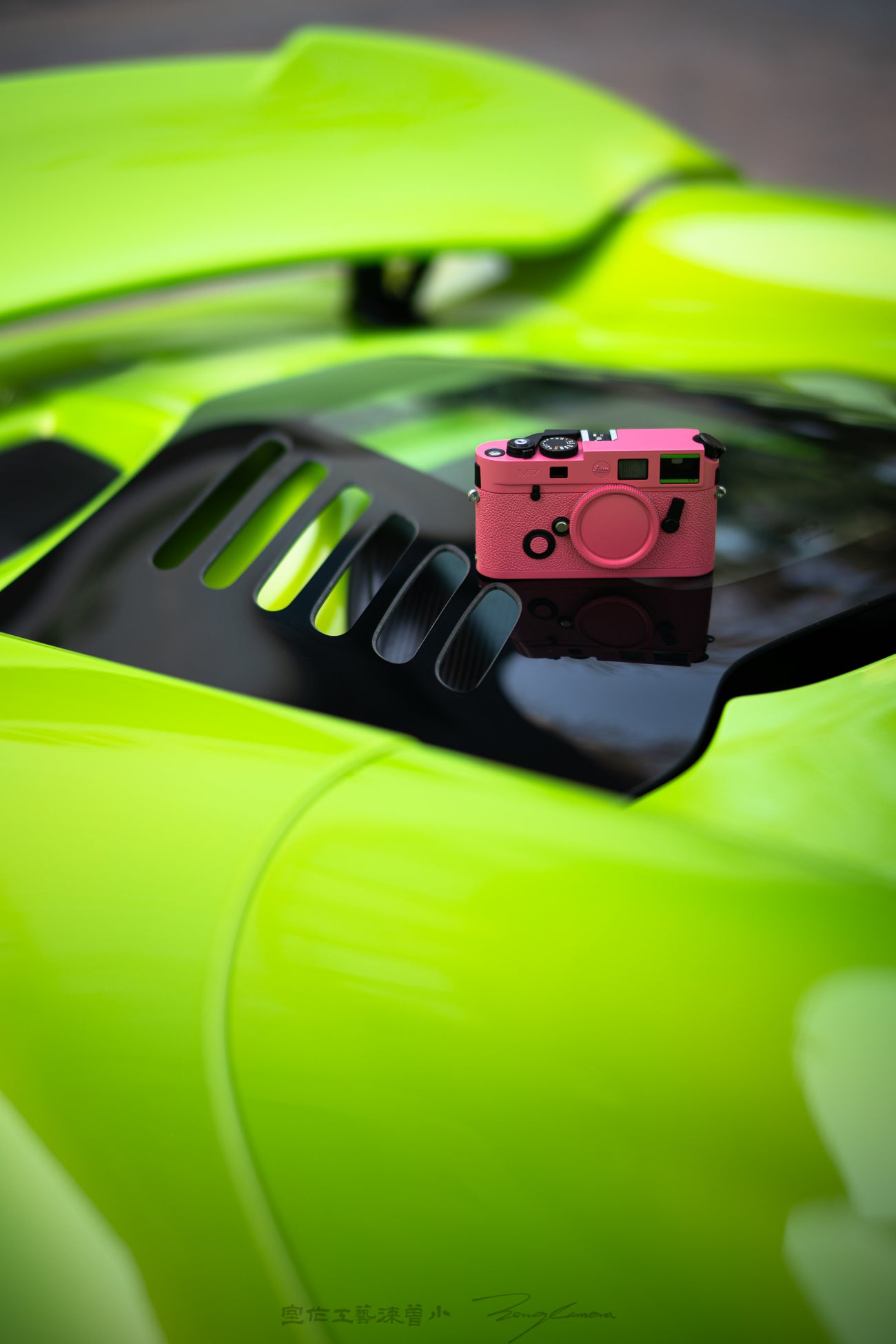 M7 Pink Repaint,Customized leather body in the same color/Pink