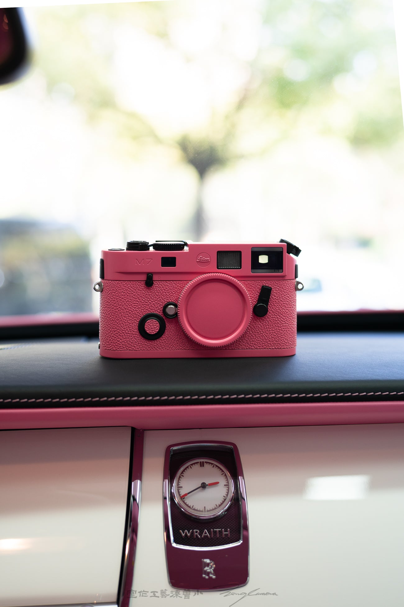 M7 Pink Repaint,Customized leather body in the same color/Pink