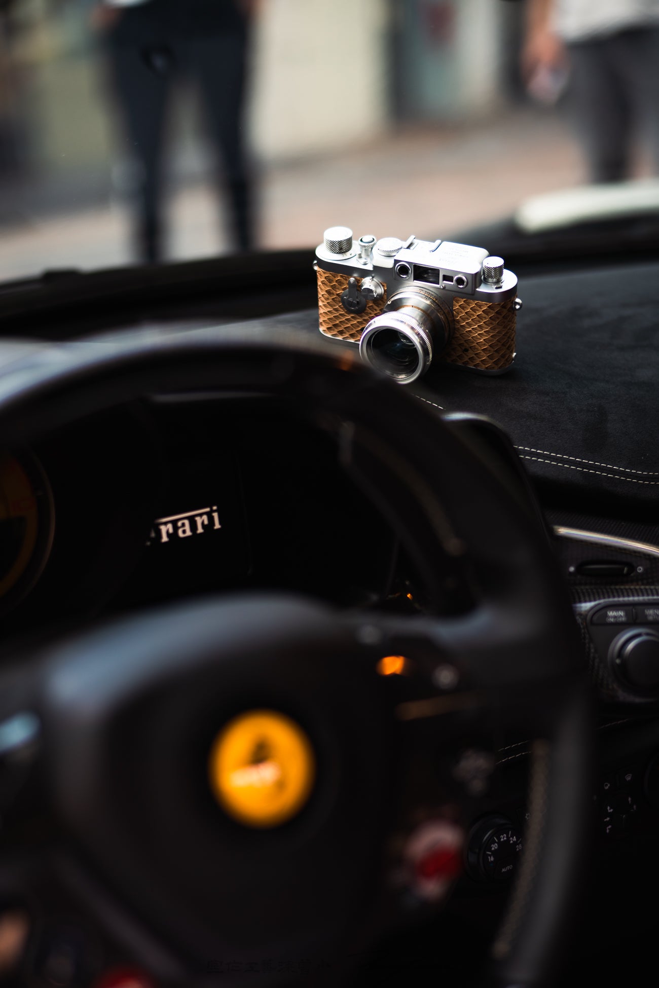 IIIG Special water dyed sand colored snake skin