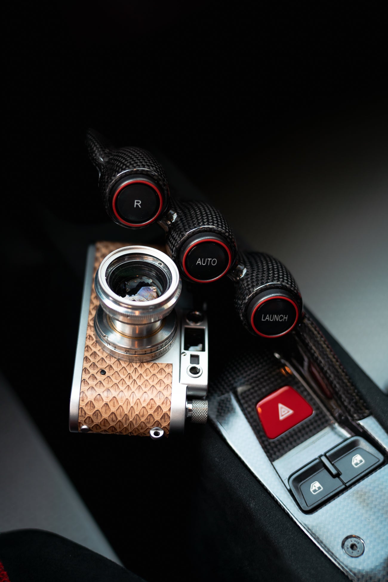 IIIG Special water dyed sand colored snake skin