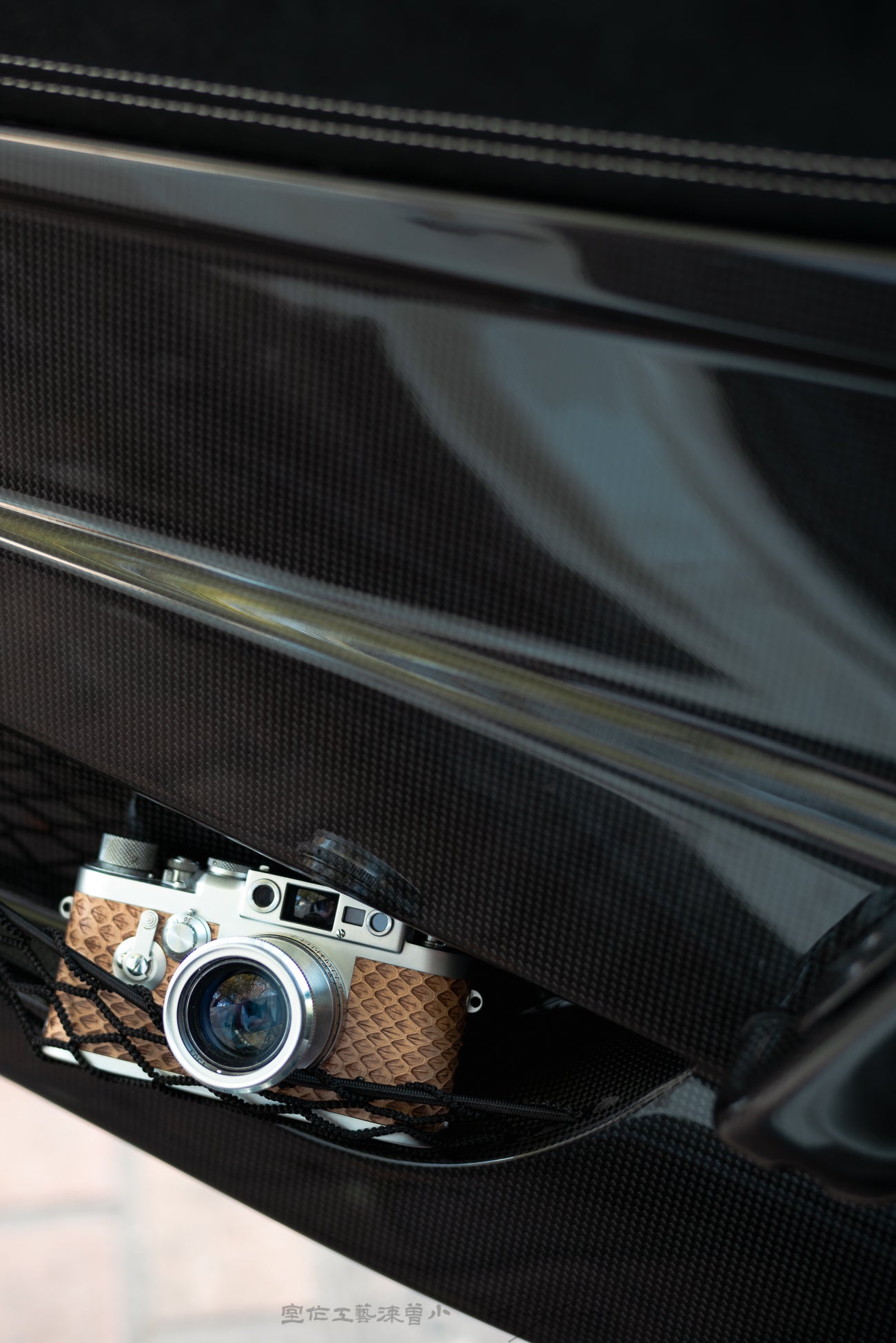 IIIG Special water dyed sand colored snake skin