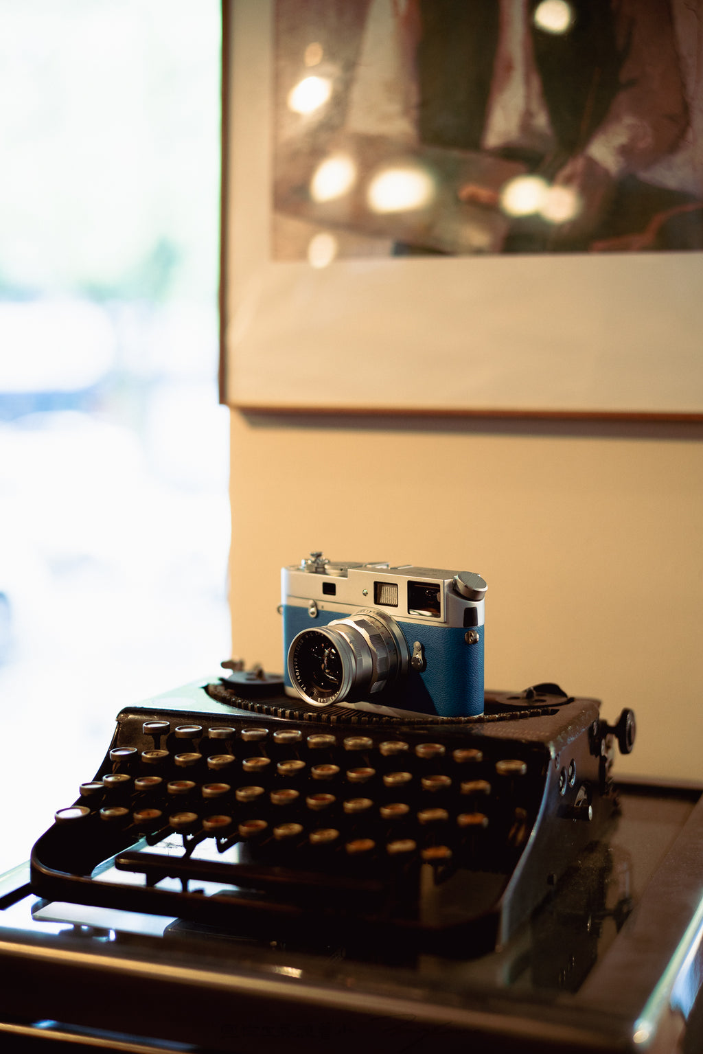 Blue French Sheepskin