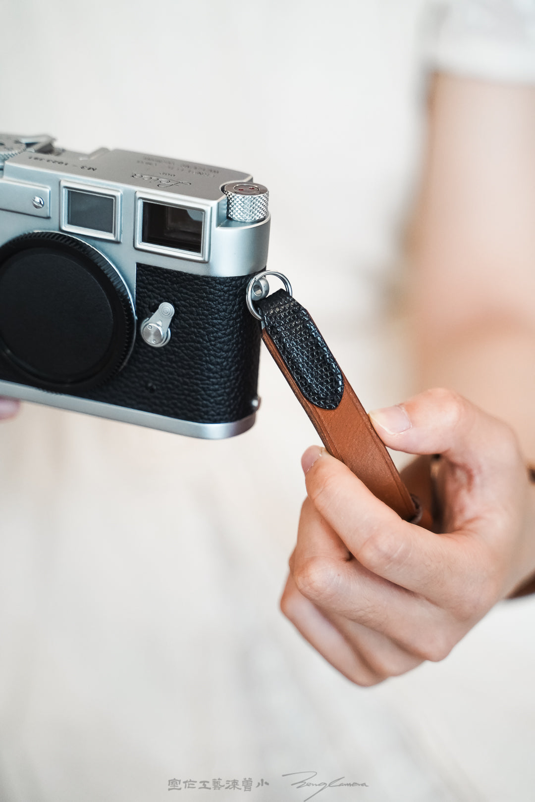 Personalized camera wristband/shoulder strap customization