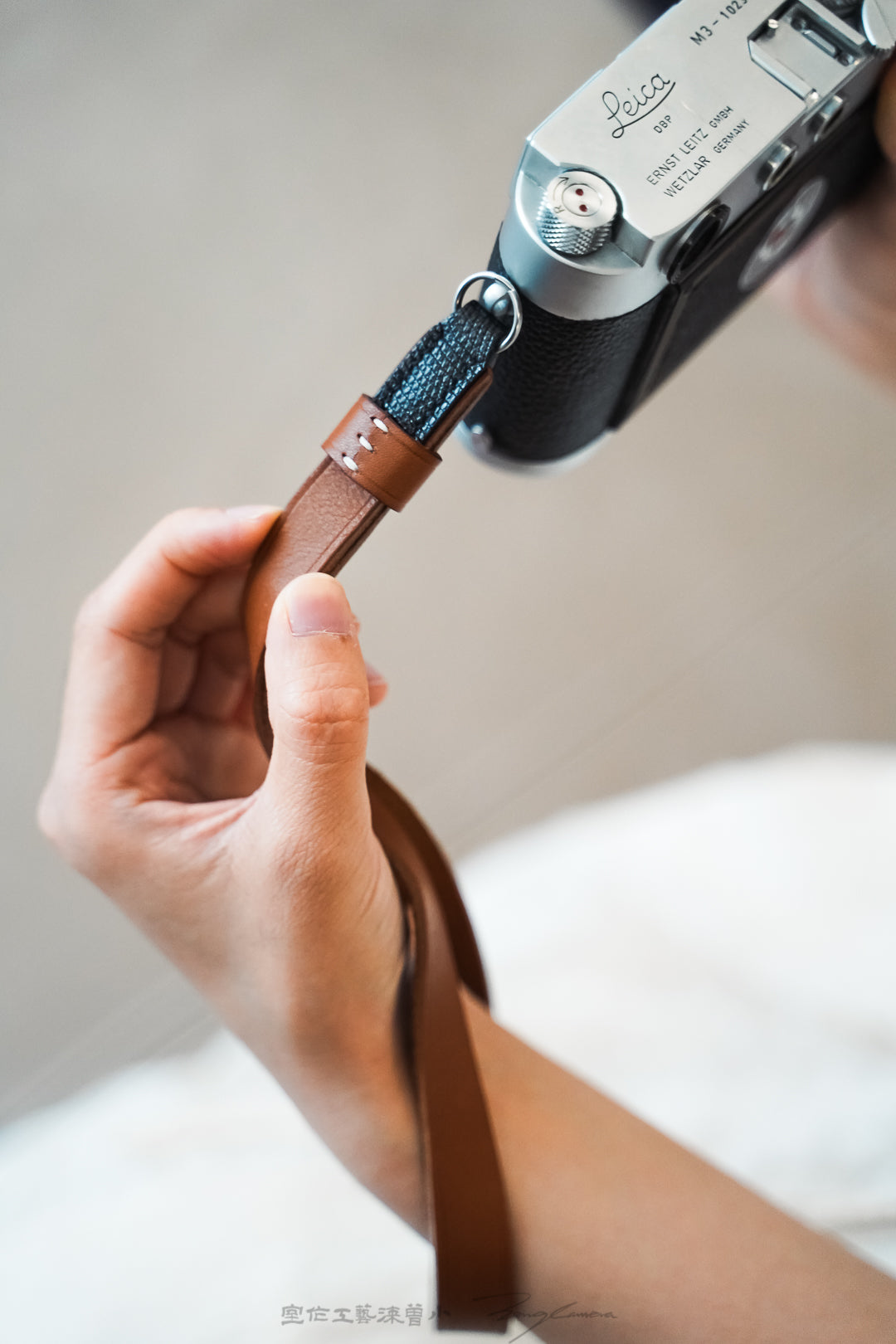 Personalized camera wristband/shoulder strap customization