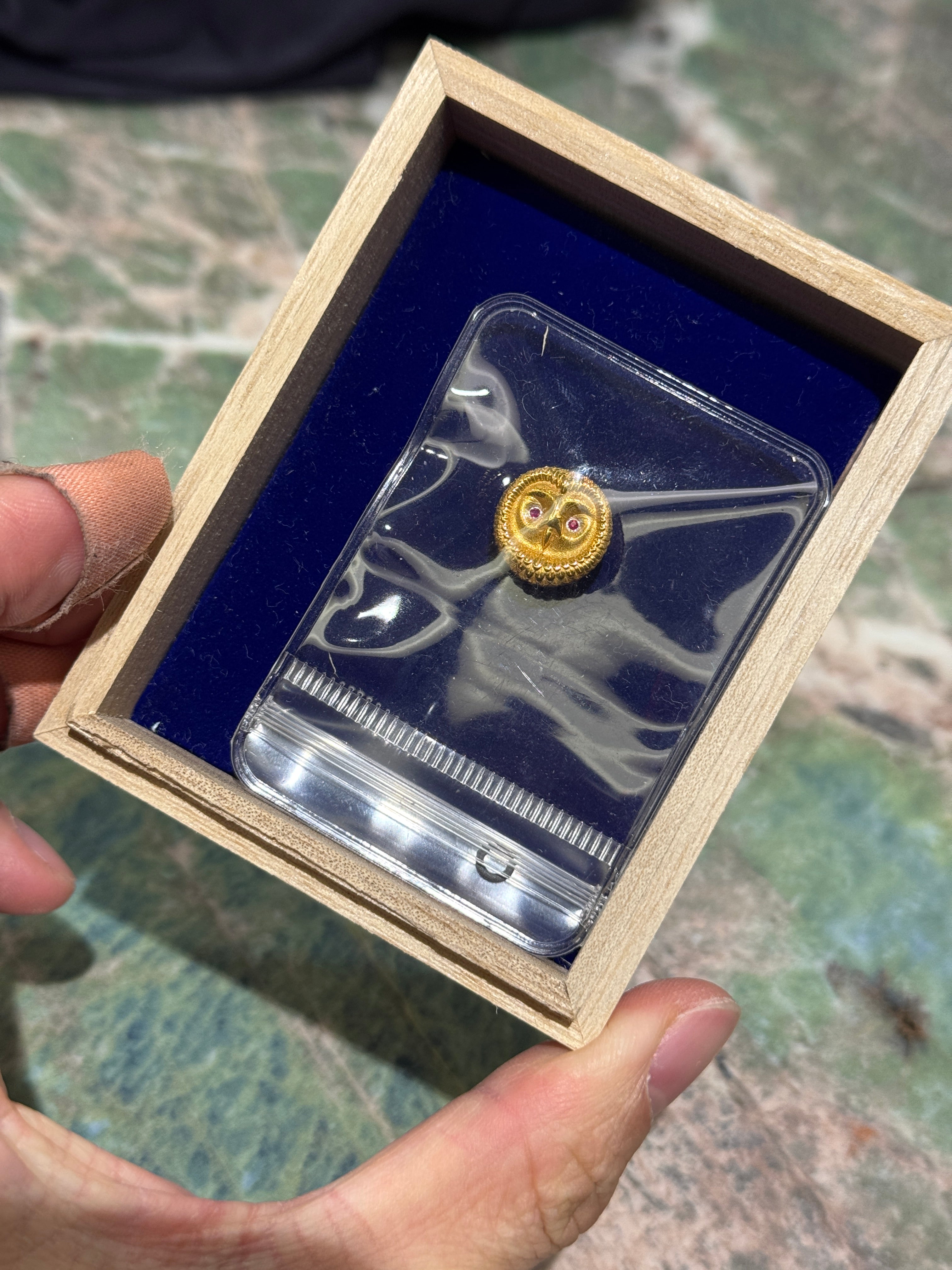 24k gold custom styling accessories/owl