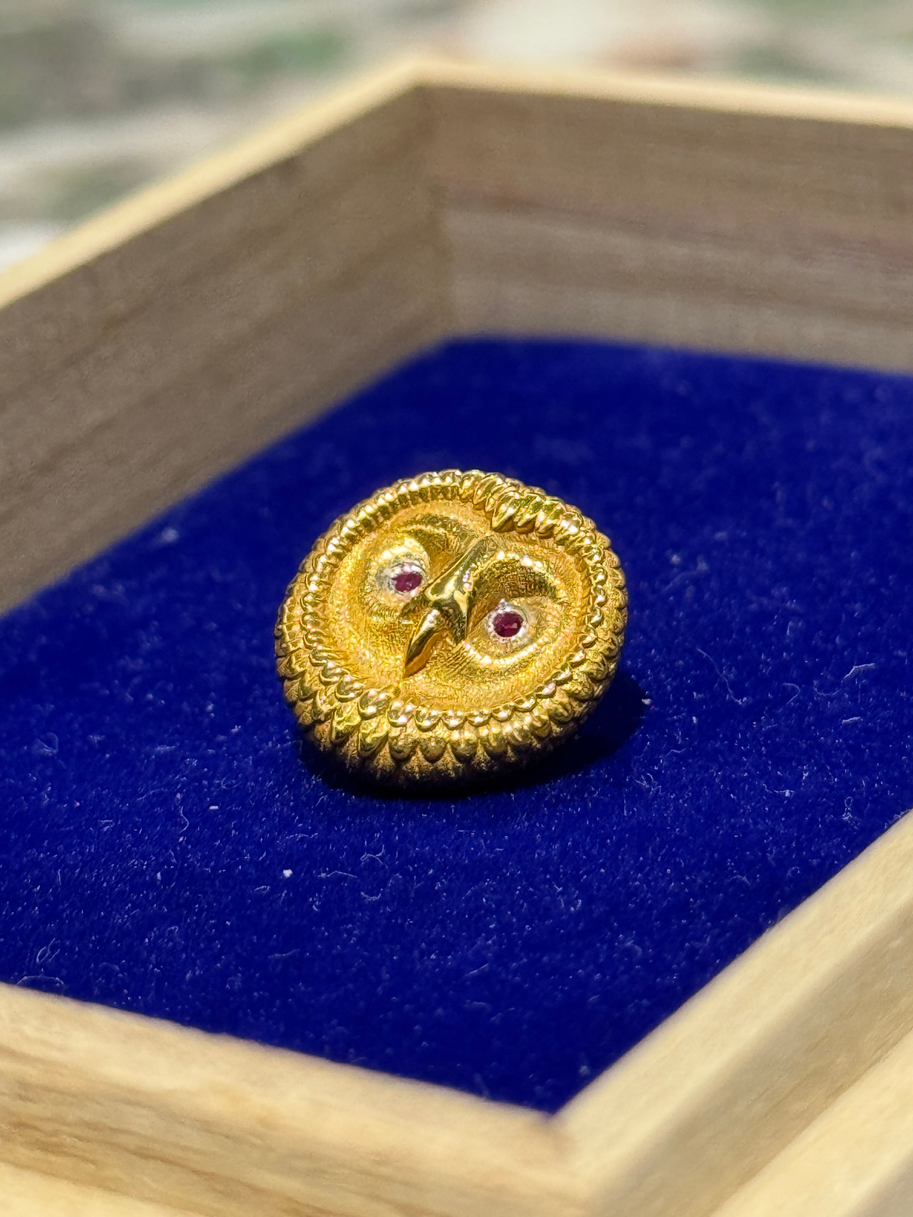 24k gold custom styling accessories/owl