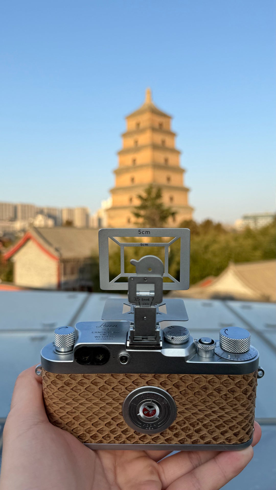 IIIG Special water dyed sand colored snake skin