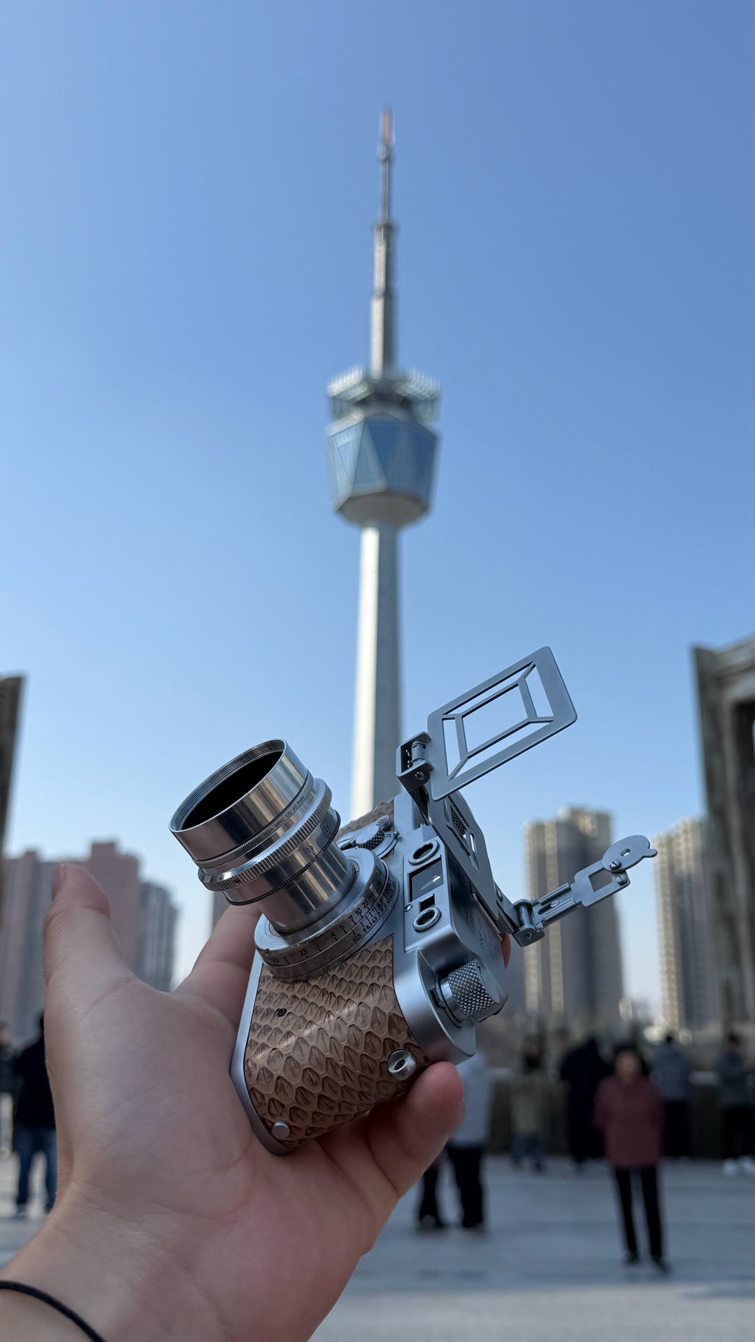 IIIG Special water dyed sand colored snake skin