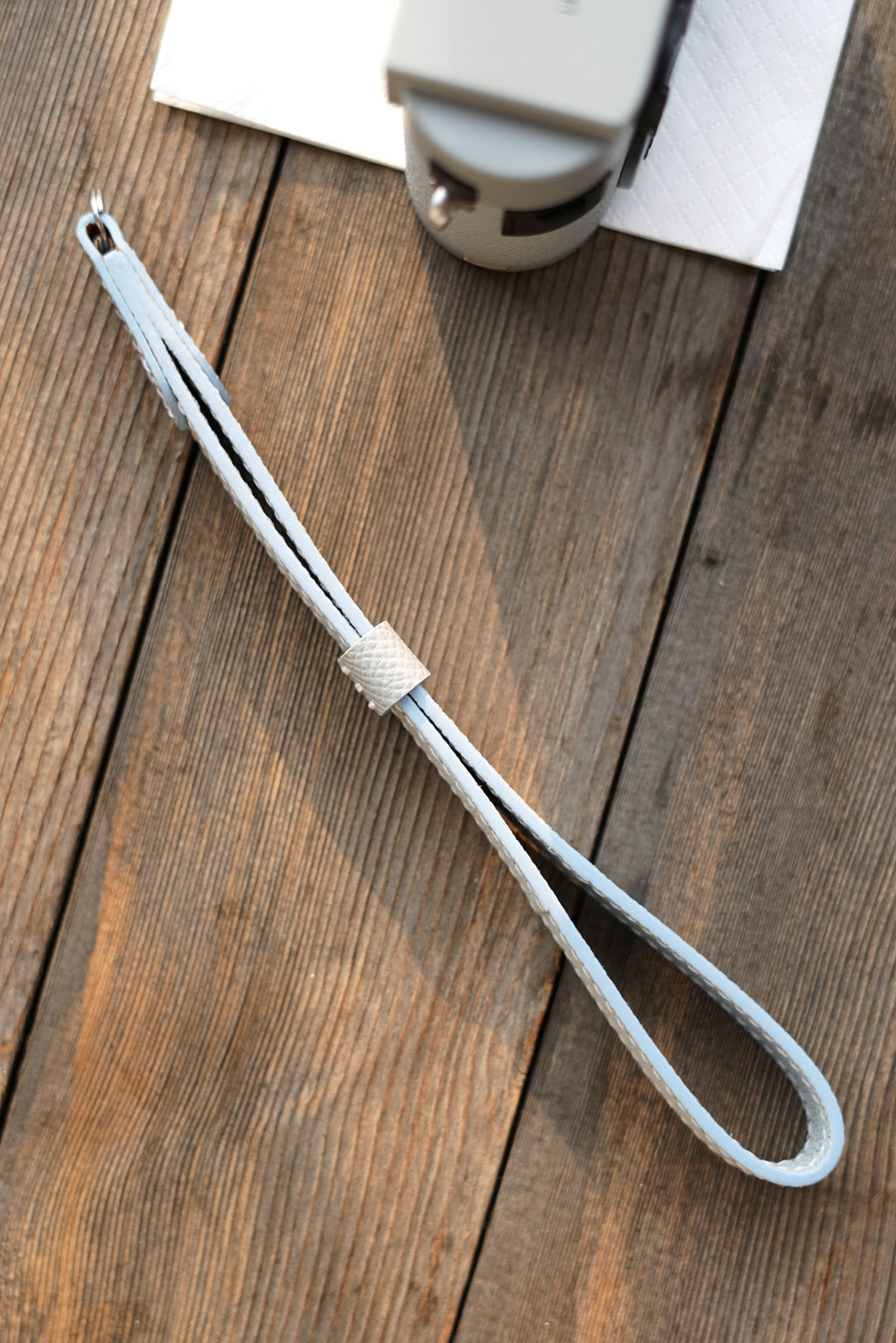 Personalized camera wristband/shoulder strap customization