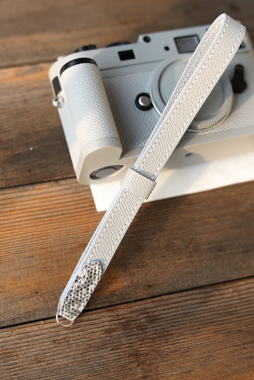 Personalized camera wristband/shoulder strap customization