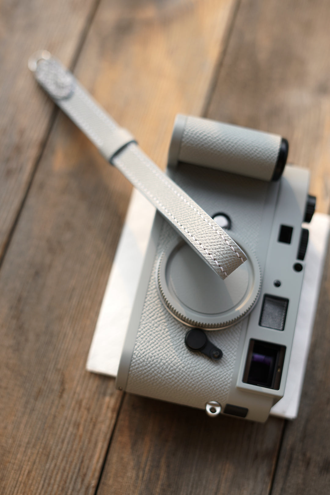 Personalized camera wristband/shoulder strap customization