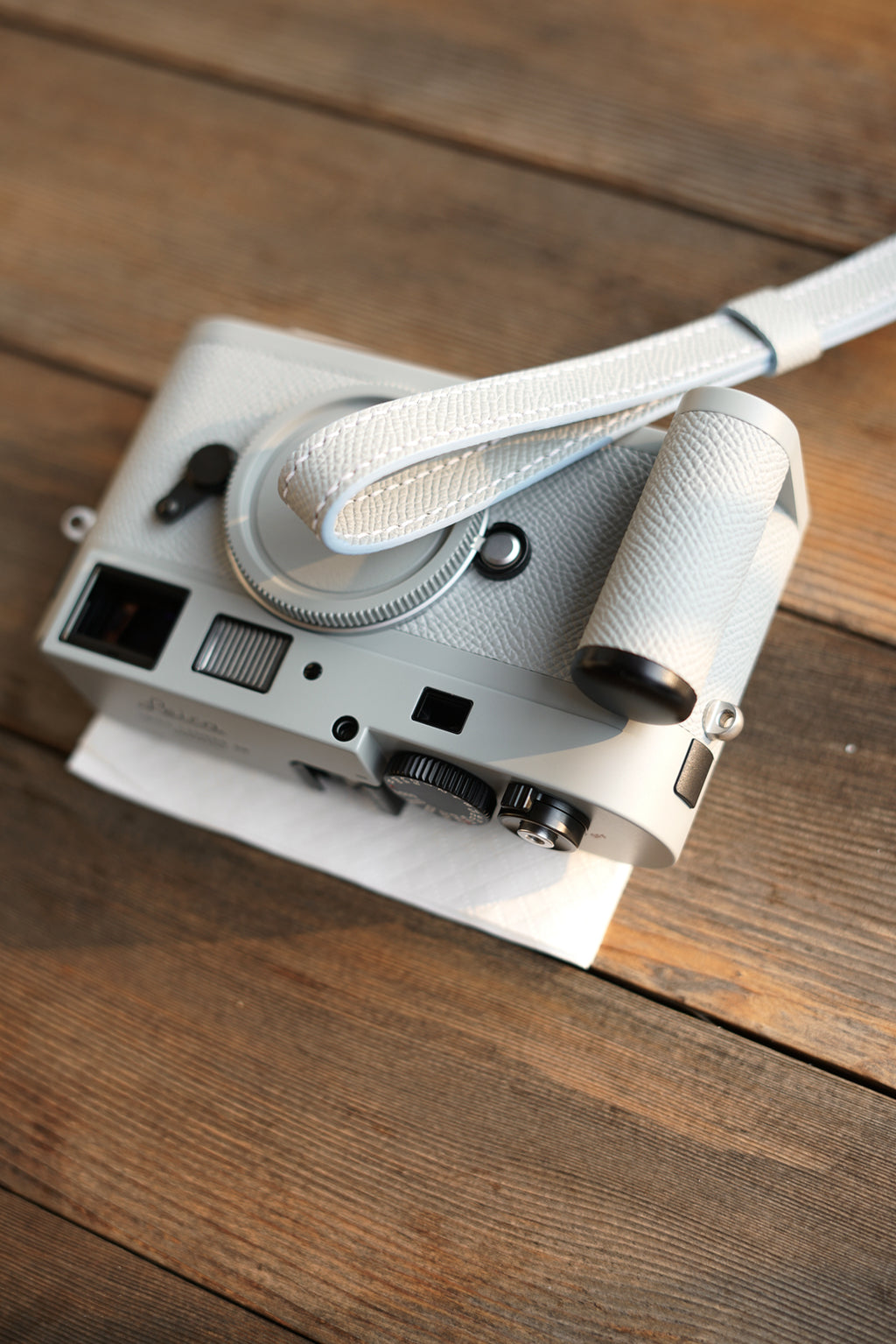 Personalized camera wristband/shoulder strap customization