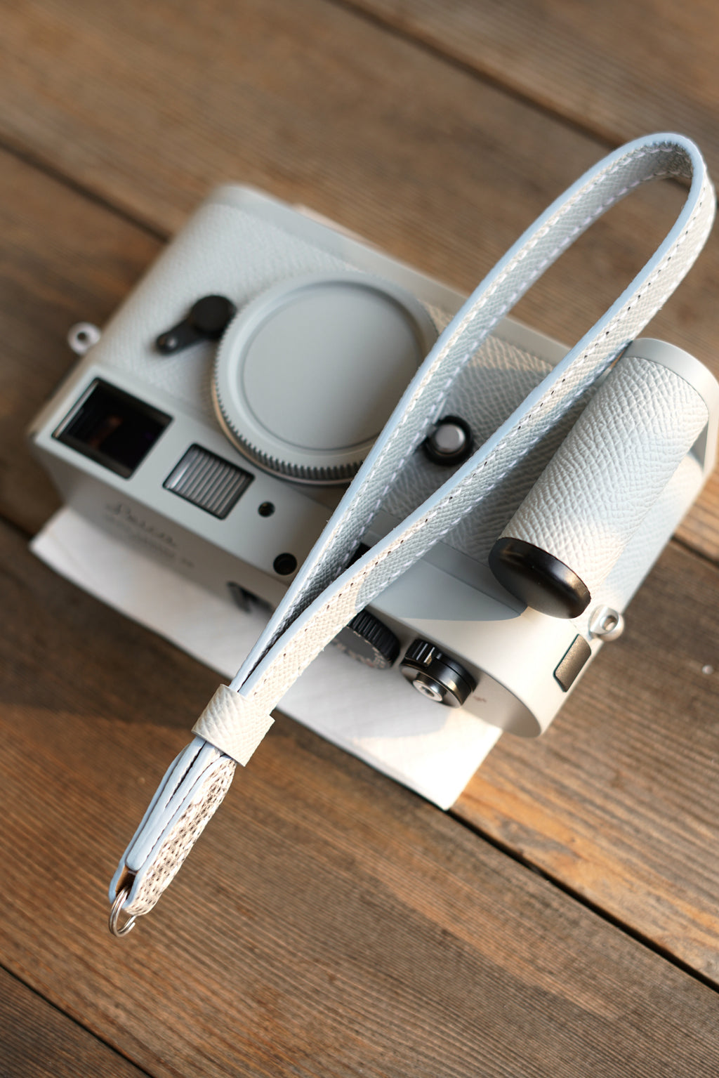 Personalized camera wristband/shoulder strap customization