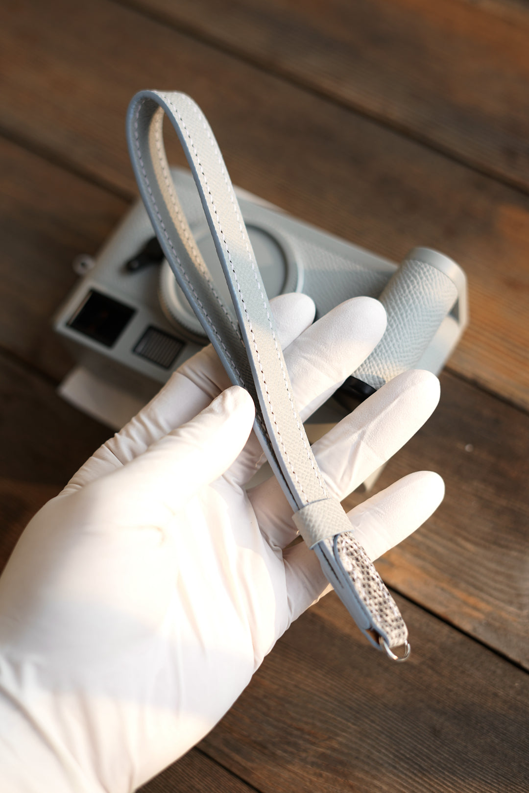 Personalized camera wristband/shoulder strap customization