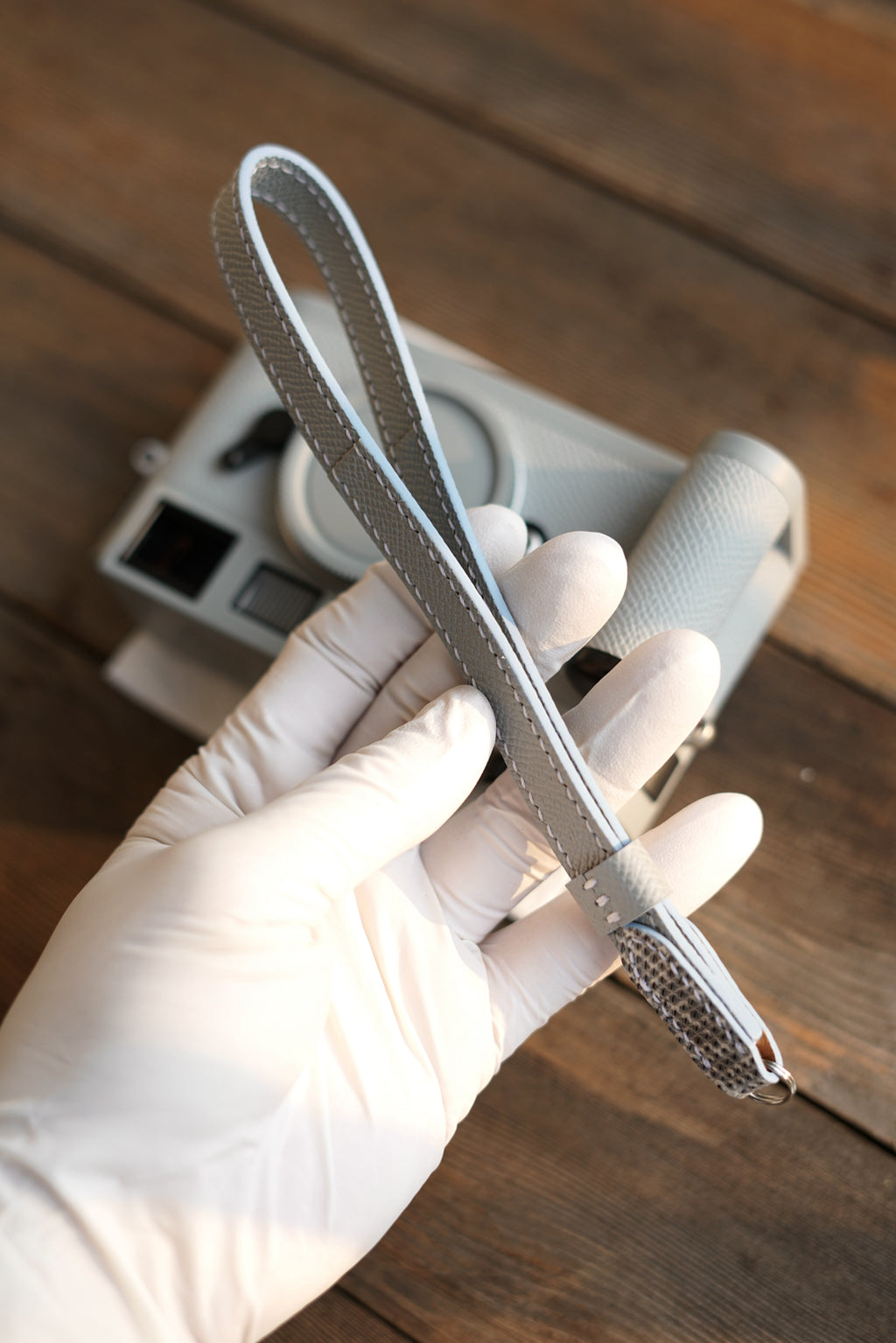 Personalized camera wristband/shoulder strap customization