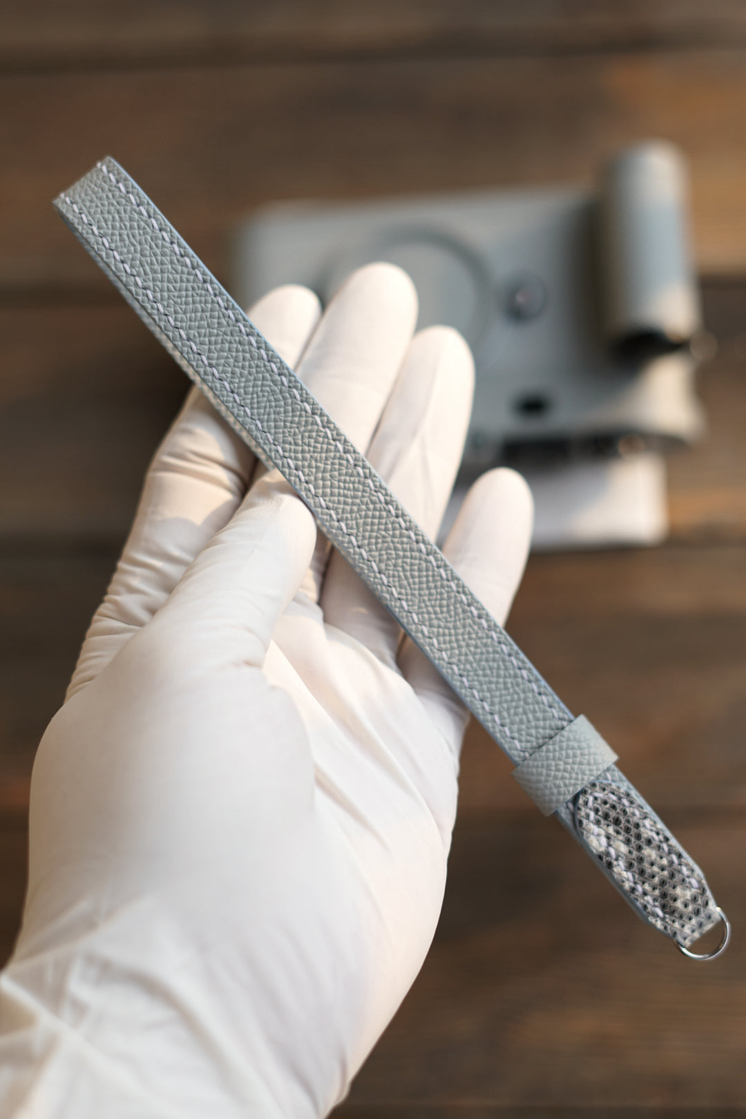 Personalized camera wristband/shoulder strap customization