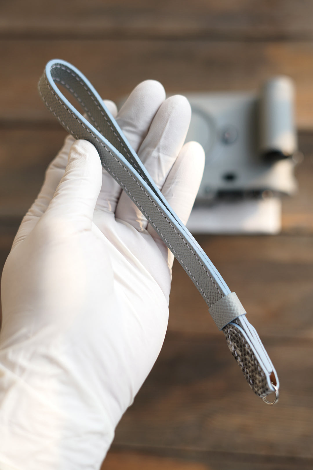 Personalized camera wristband/shoulder strap customization