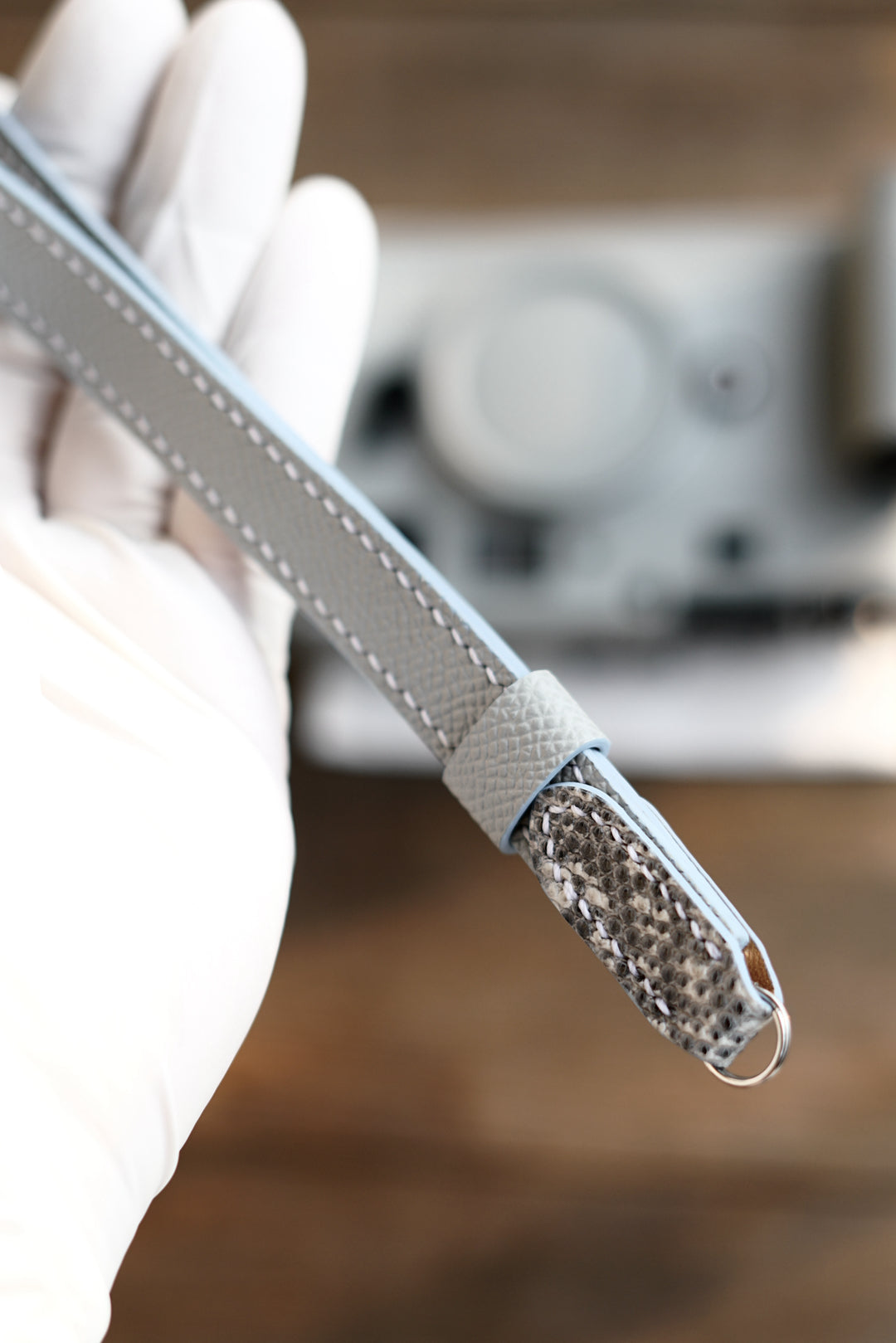 Personalized camera wristband/shoulder strap customization