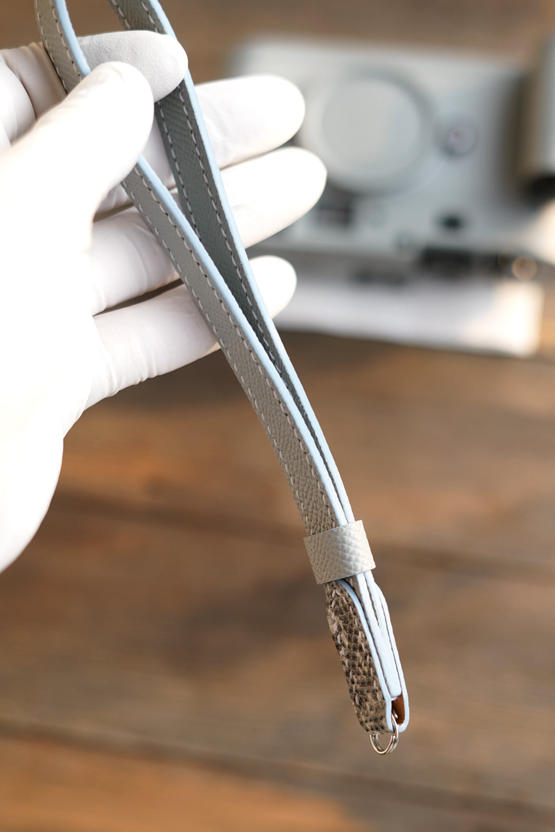 Personalized camera wristband/shoulder strap customization