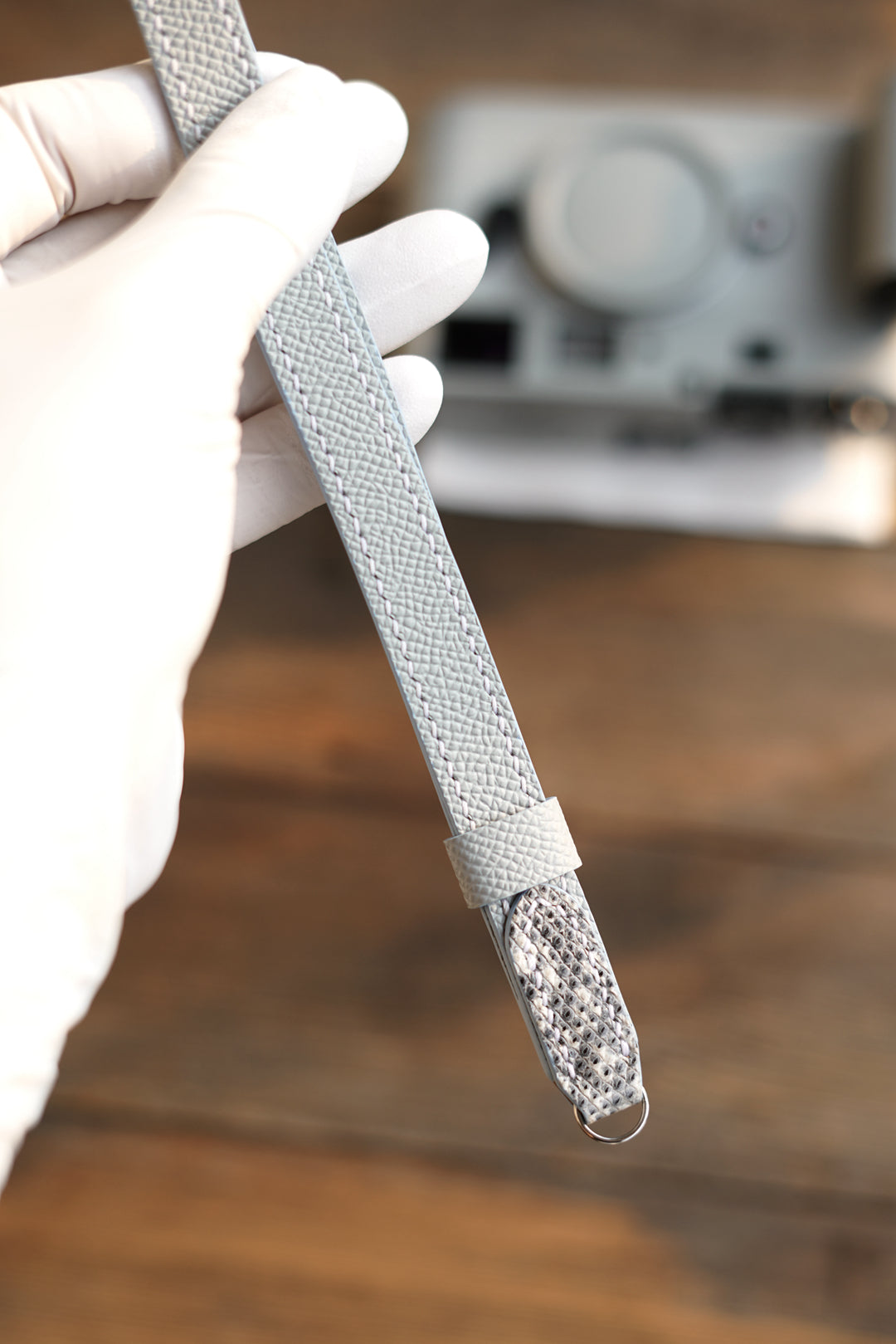 Personalized camera wristband/shoulder strap customization