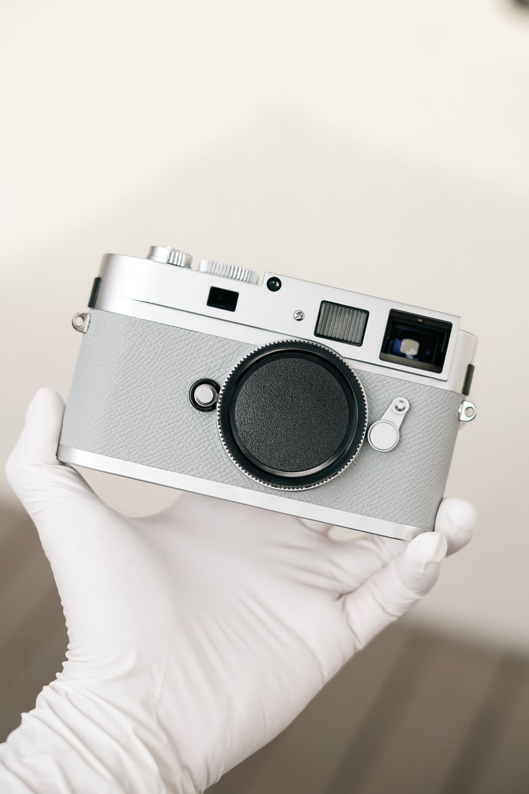 MP French imported palm print cowhide/gray