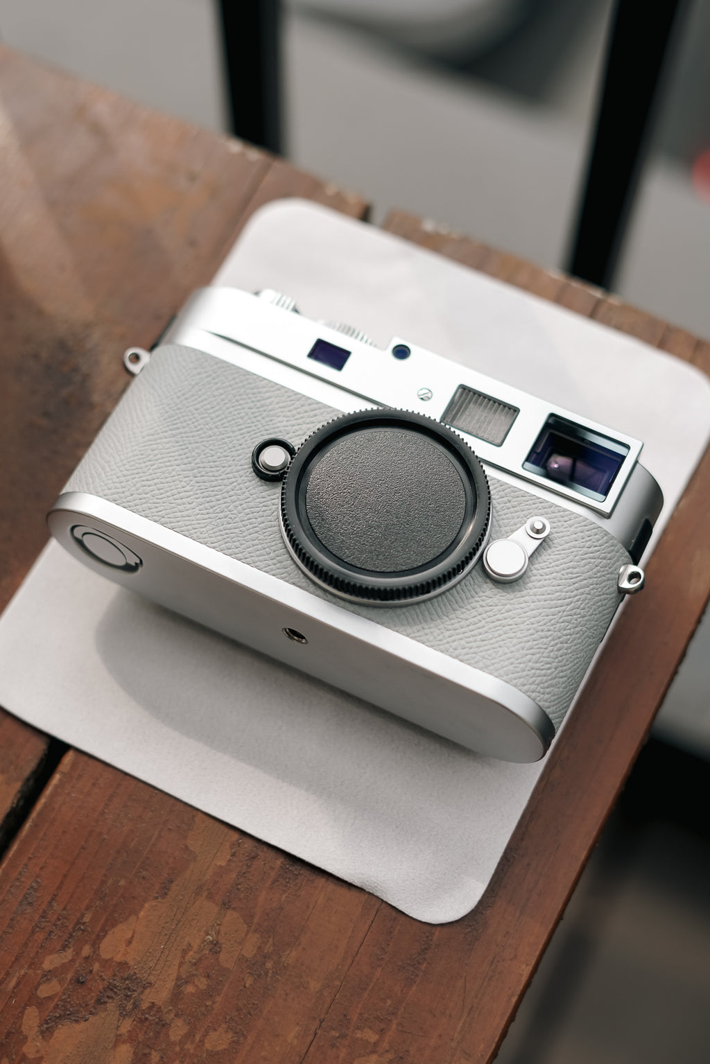 MP French imported palm print cowhide/gray