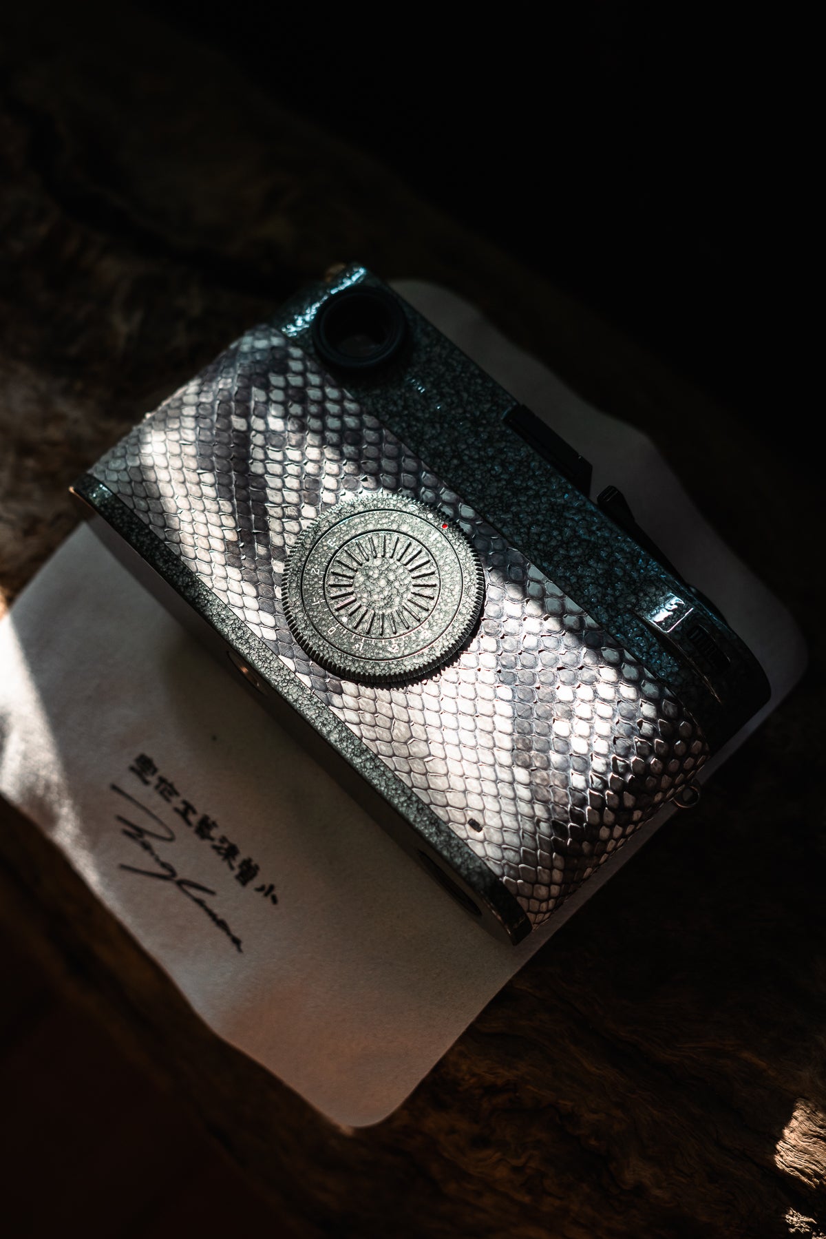 M10-D Customized Sava Grey Scale Snake Skin