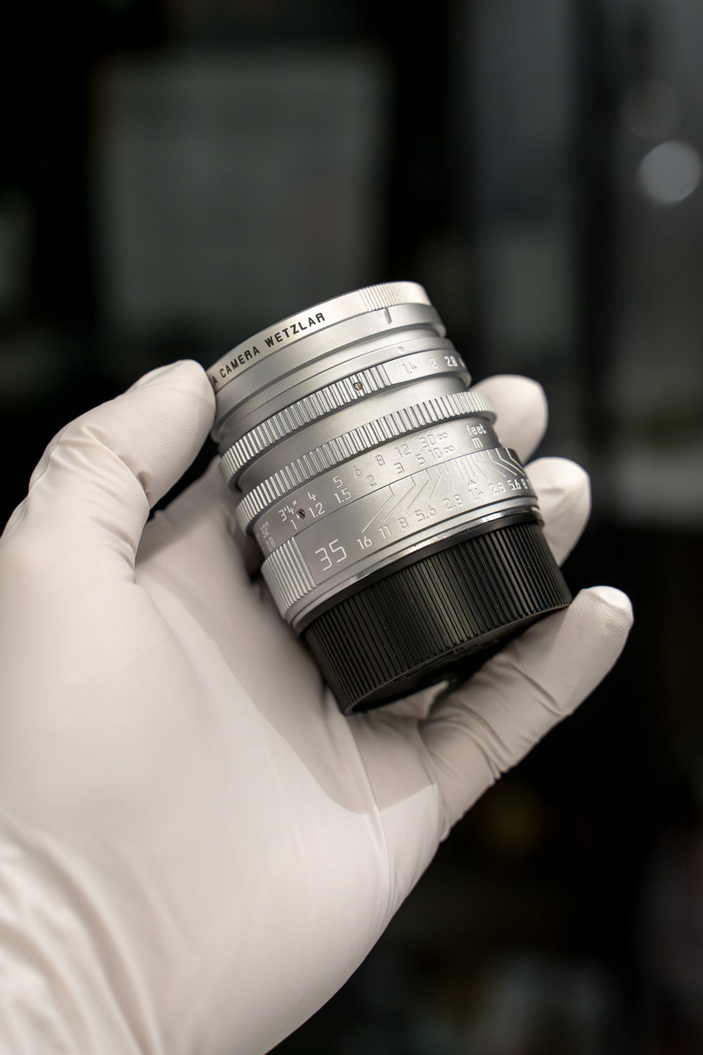 35mm Lens 11873 Silver Chrome Repaint