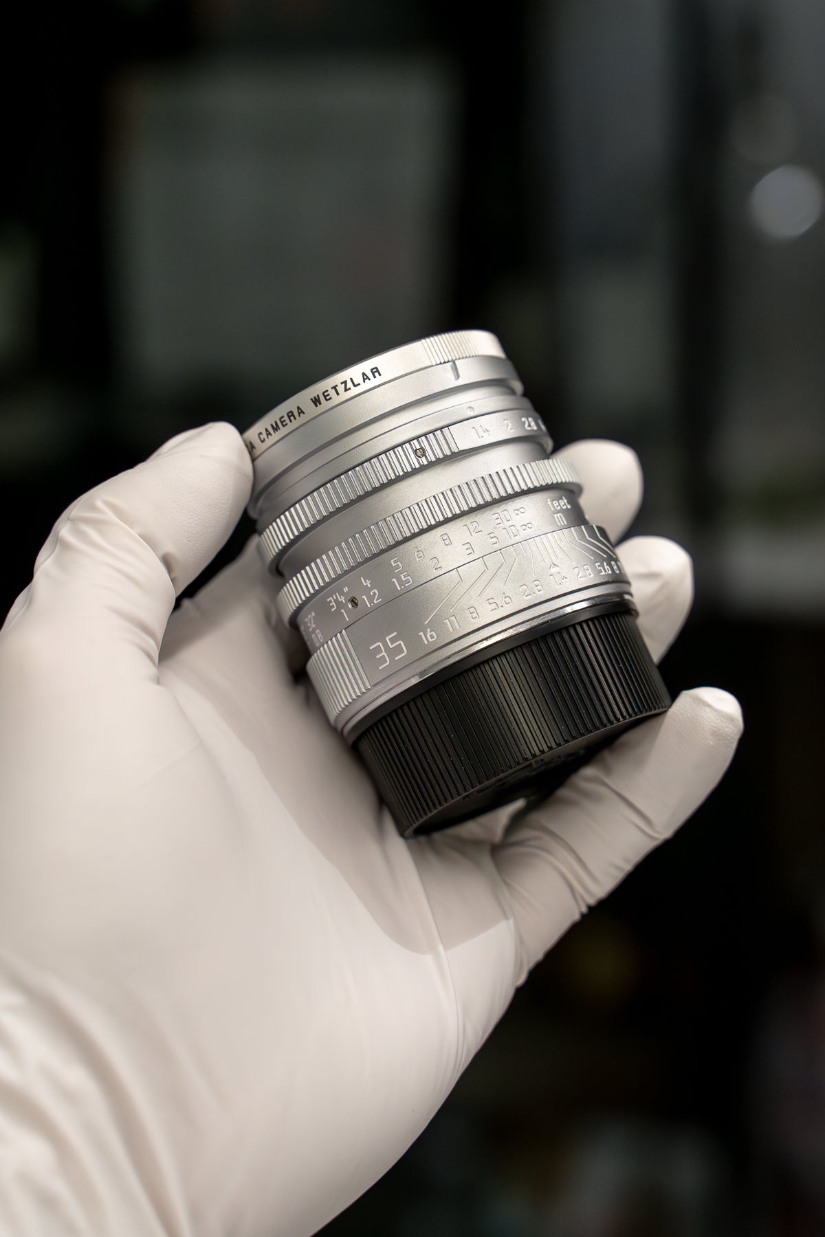 35mm Lens 11873 Silver Chrome Repaint