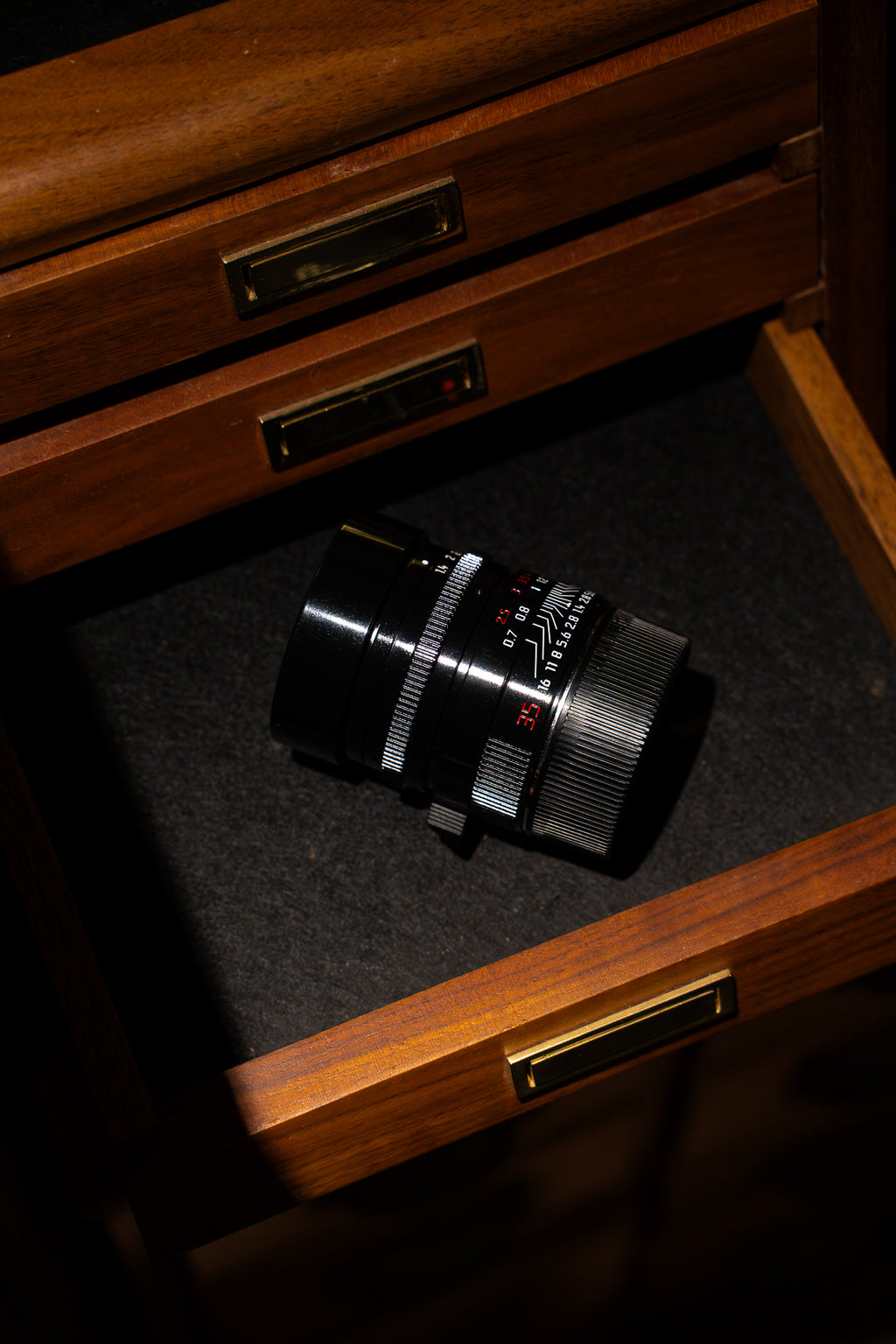 35mm Lens Custom Glossy Black Repaint