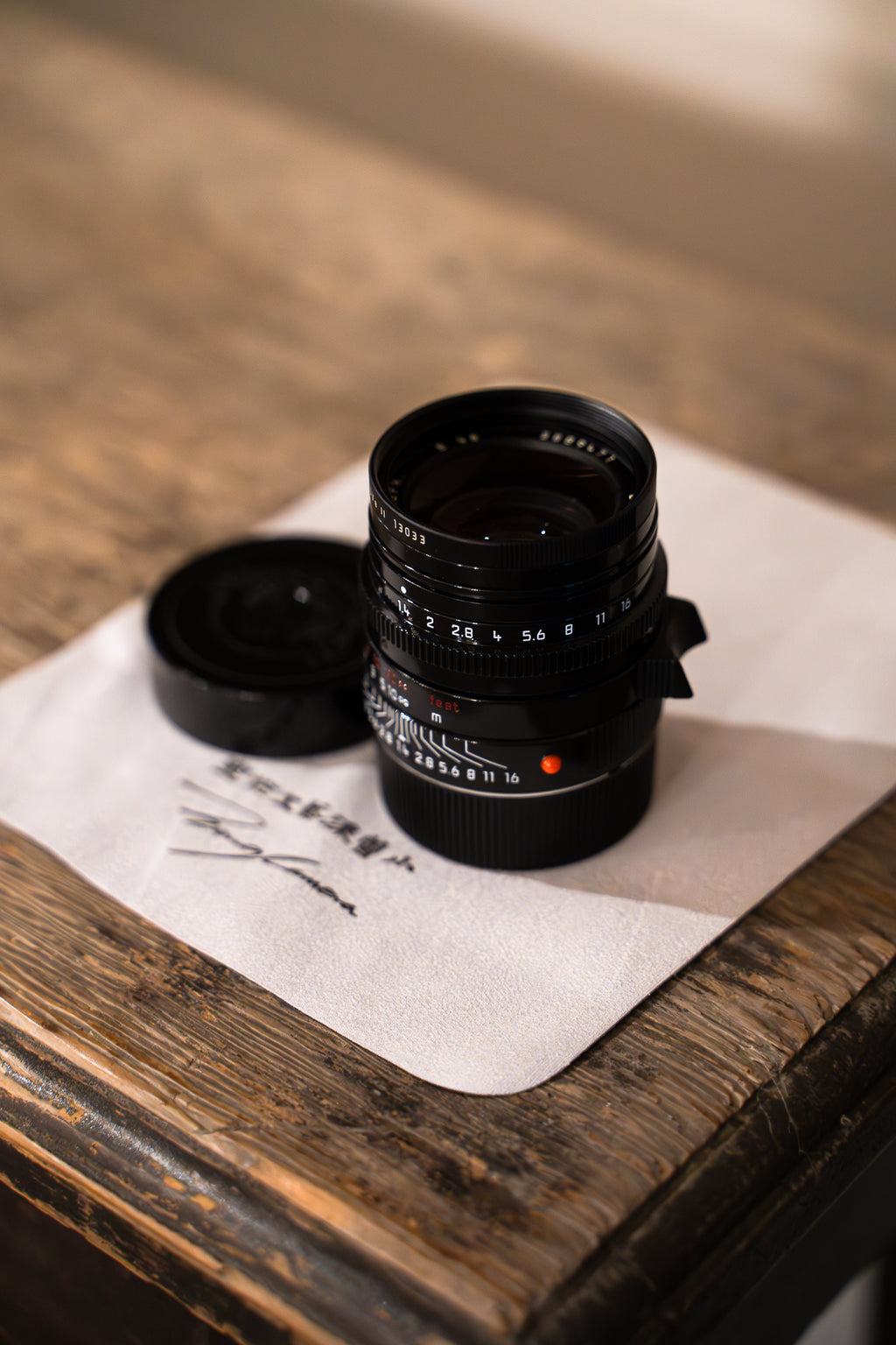35mm Lens Custom Glossy Black Repaint