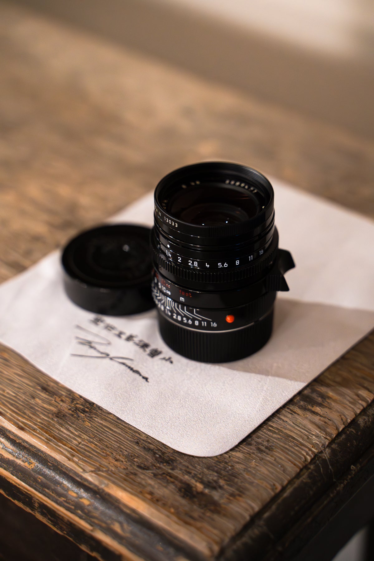 35mm Lens Custom Glossy Black Repaint