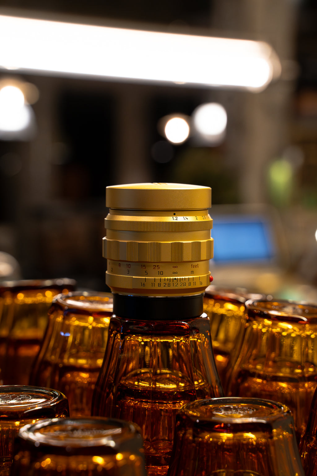 50mm F1.2 Lens 24K GLODEN/Reproduction brass kit