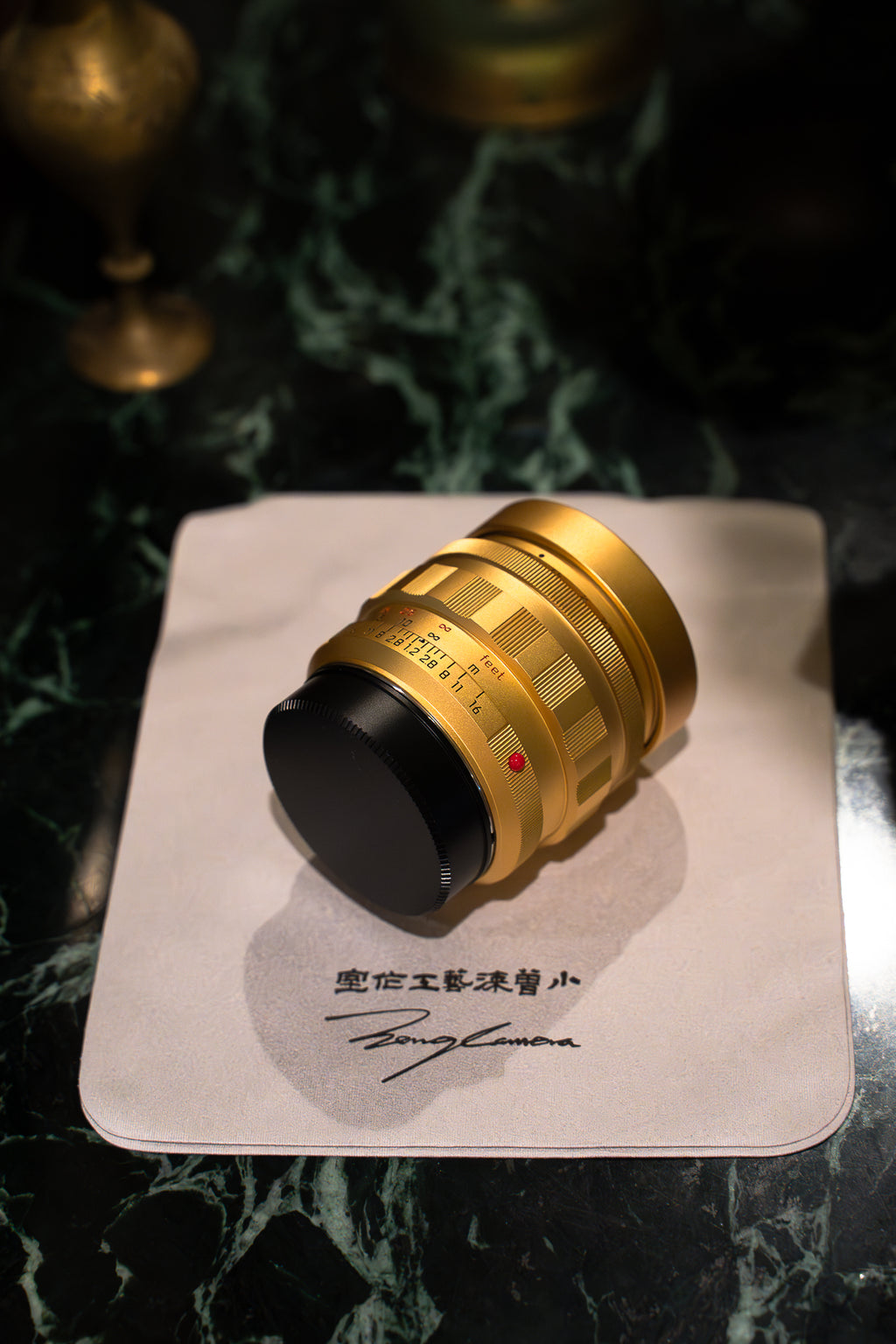 50mm F1.2 Lens 24K GLODEN/Reproduction brass kit