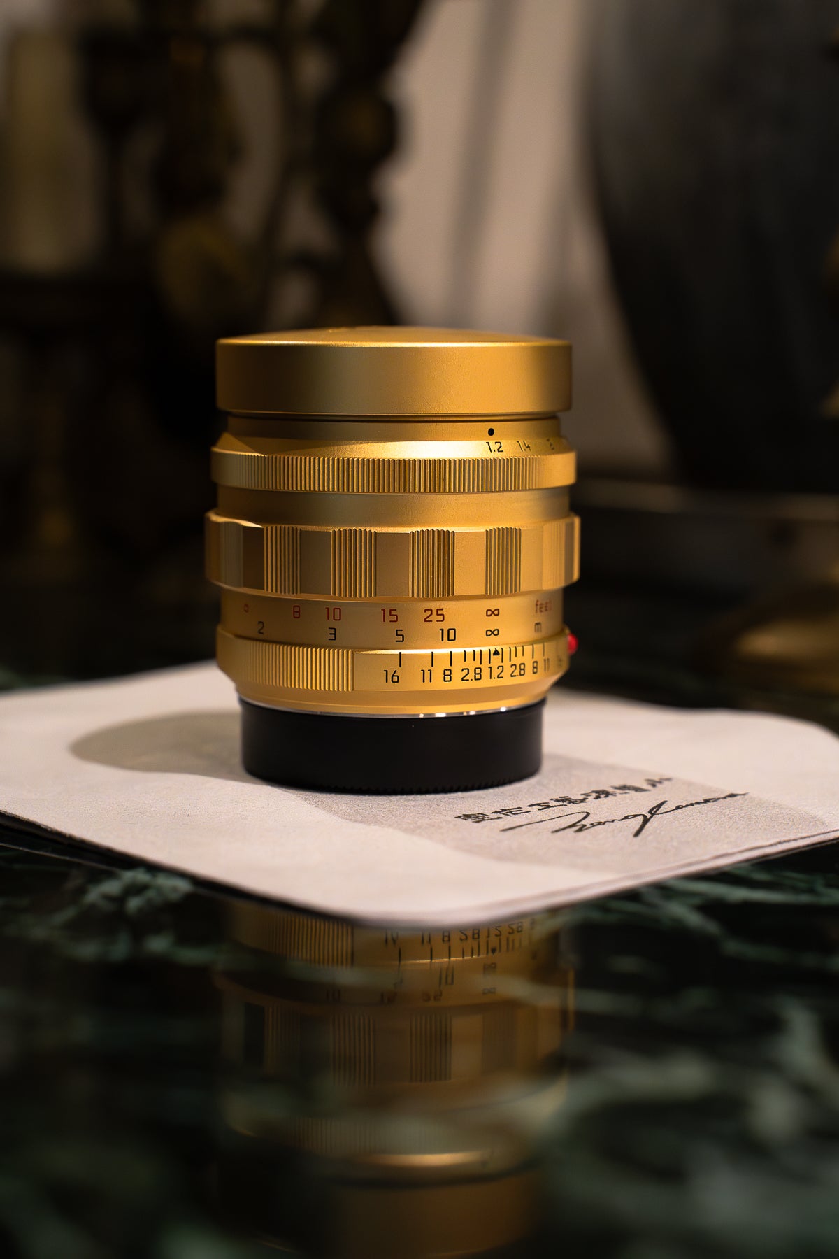 50mm F1.2 Lens 24K GLODEN/Reproduction brass kit