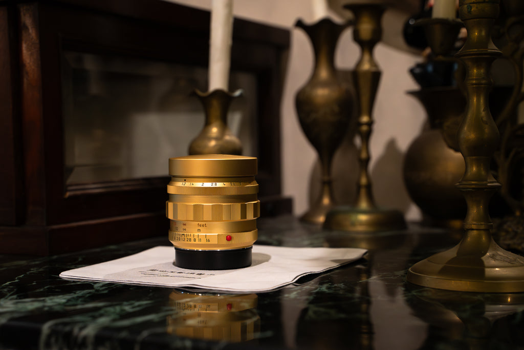 50mm F1.2 Lens 24K GLODEN/Reproduction brass kit