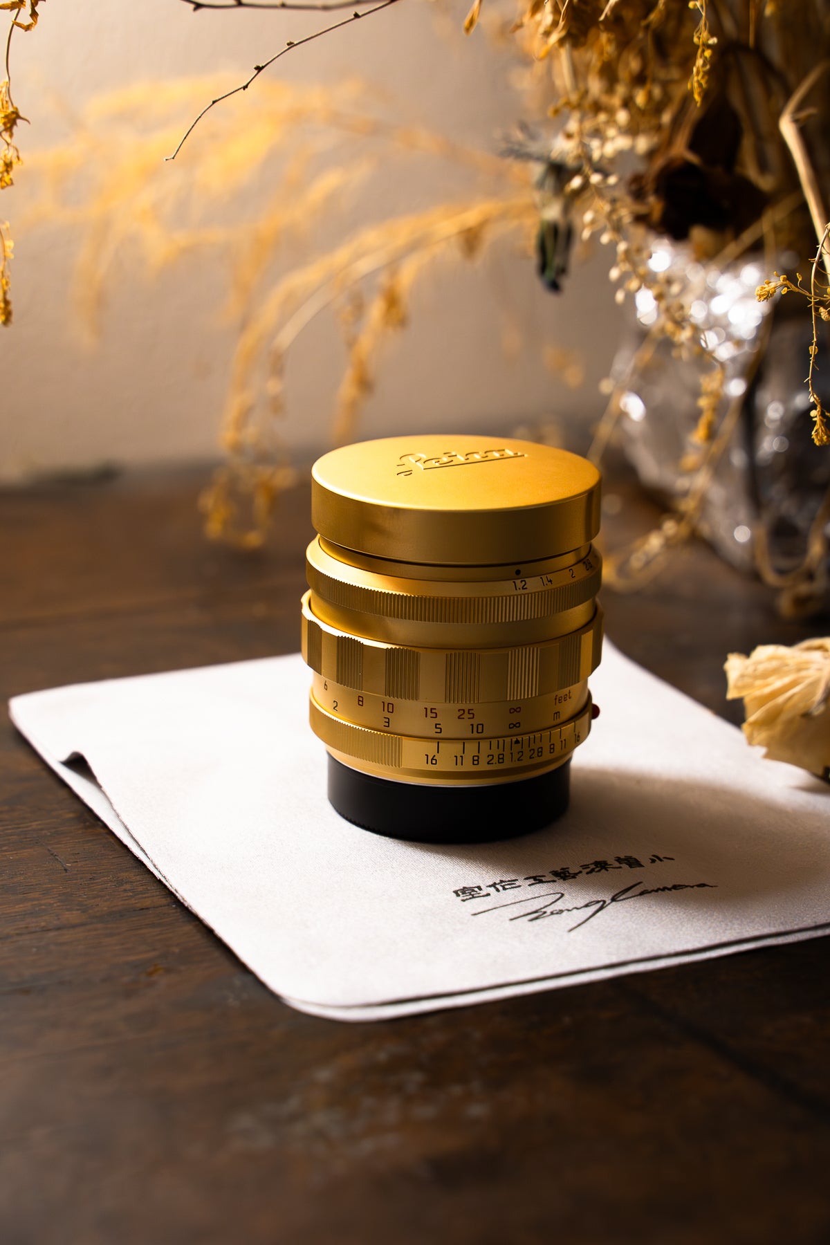 50mm F1.2 Lens 24K GLODEN/Reproduction brass kit