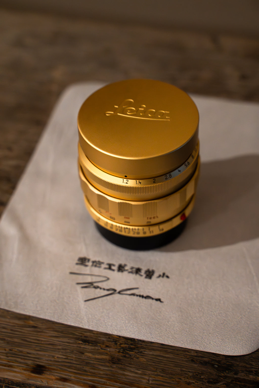 50mm F1.2 Lens 24K GLODEN/Reproduction brass kit