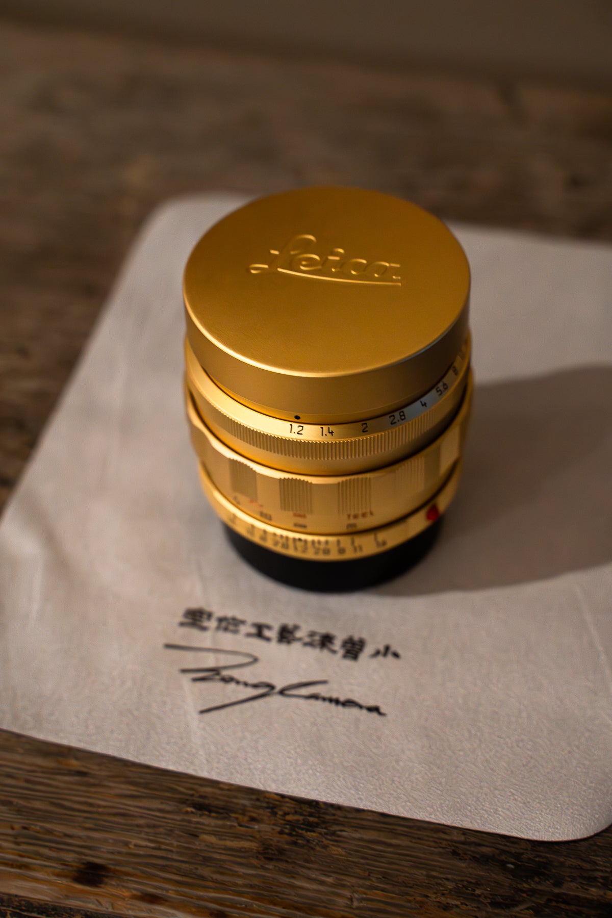 50mm F1.2 Lens 24K GLODEN/Reproduction brass kit