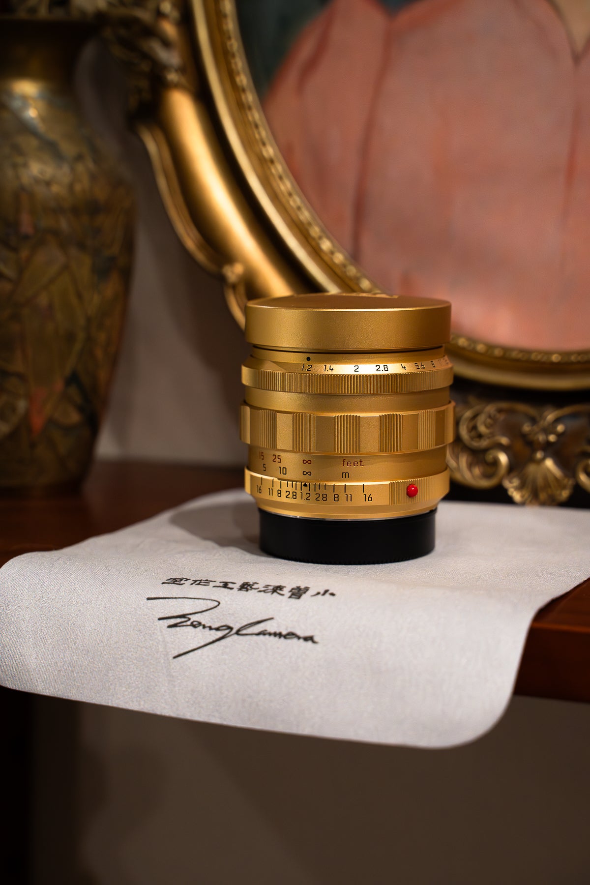 50mm F1.2 Lens 24K GLODEN/Reproduction brass kit