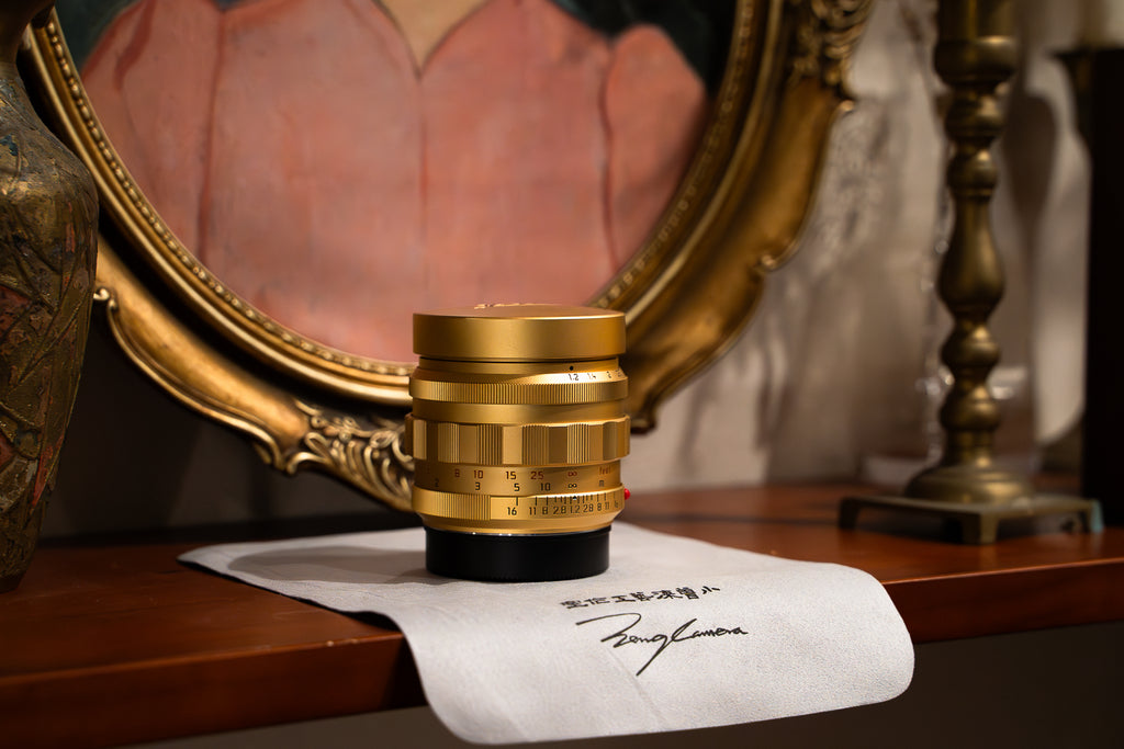 50mm F1.2 Lens 24K GLODEN/Reproduction brass kit