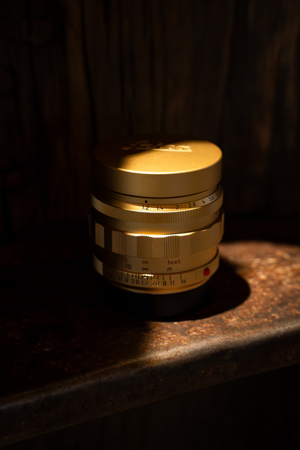 50mm F1.2 Lens 24K GLODEN/Reproduction brass kit